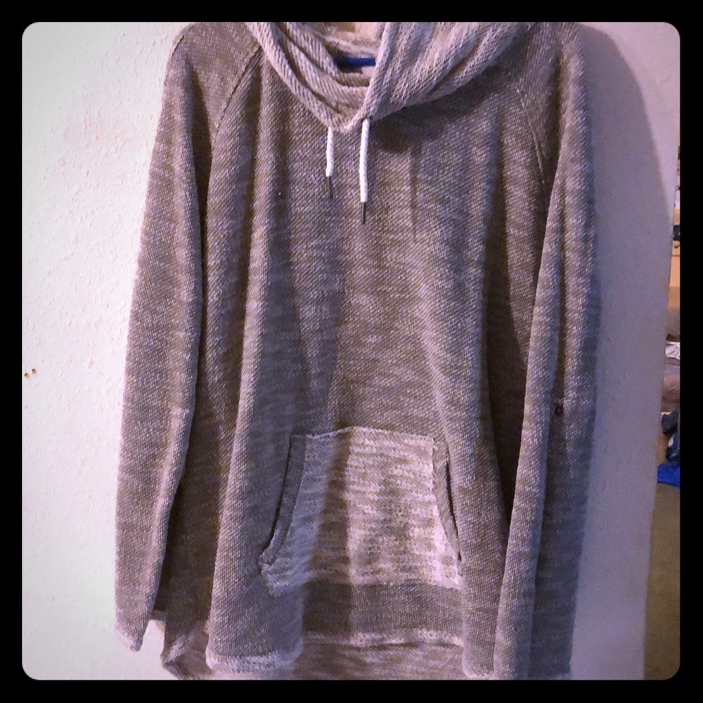 Slouchy neck sweater